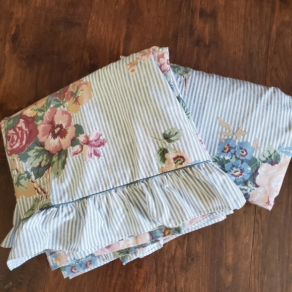 Vintage Bedding Vintage Jp Stevens Cottagecore Queen Sheets Poshmark